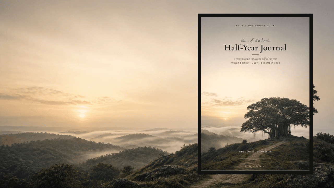 Introducing the Man of Wisdom Half Year Journal for 2026